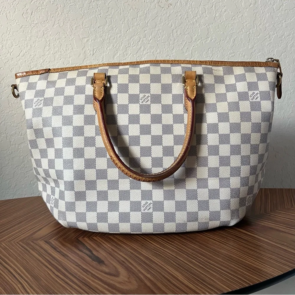 Louis Vuitton Damier Azur Riviera MM Zipper Handbag - Picture 16 of 16